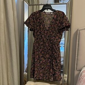 Only Black Floral Mini Dress